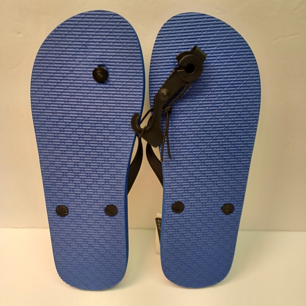 Men's Hello Kitty And Friends Sandals Size 12 Blue Black And Yellow Bioworld - Picture 2 of 4